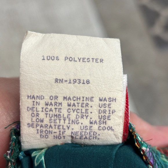 Vintage GW Graff Women's Classic Floral Secretary Pleated Skirt Size 12 Artsy - Picture 4 of 10